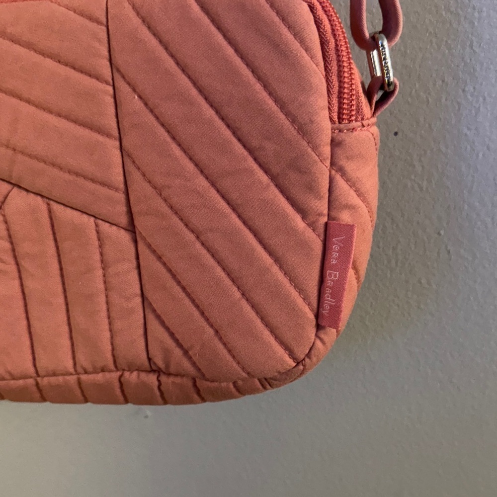 Vera Bradley Quilted Pink Crossbody Bag - Picture 3 of 9